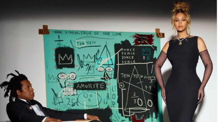 Πίνακας του Basquiat σε διαφήμιση με τους Beyoncé και Jay-Z
