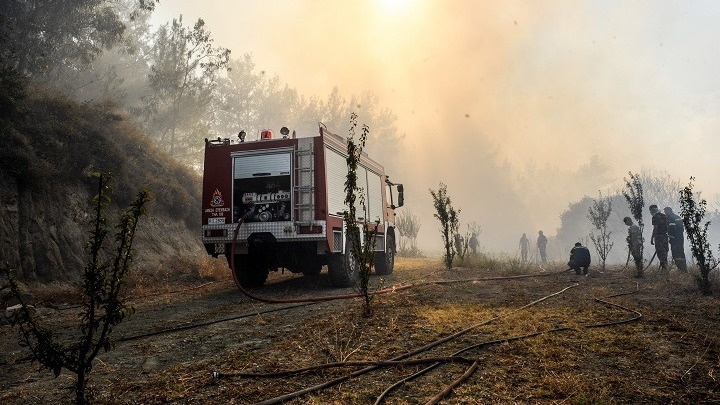 Εύβοια: Δυτικά της Λίμνης προς τις Ροβιές κινείται η πυρκαγιά (video)