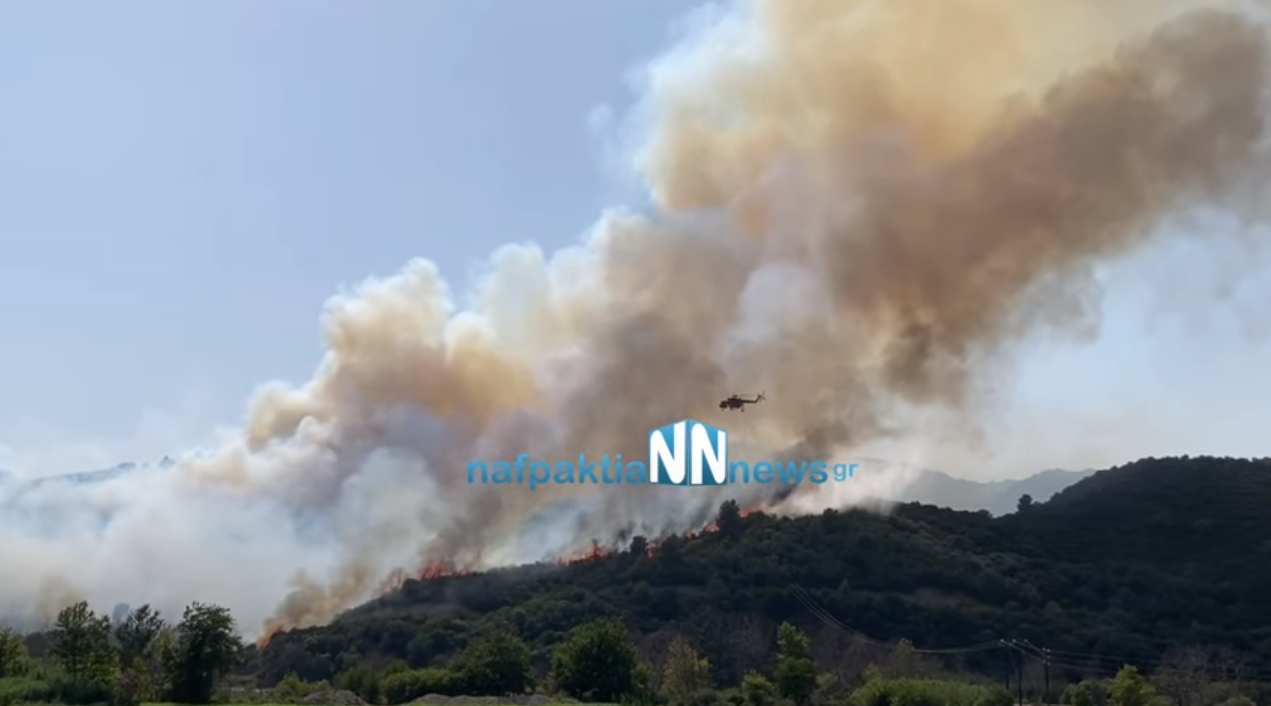 Συμβαίνει τώρα – Αγρίνιο: Πυρκαγιά στο Παραδείσι (video + live video)
