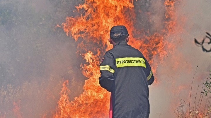 Μεγάλη φωτιά στη Ροδόπη