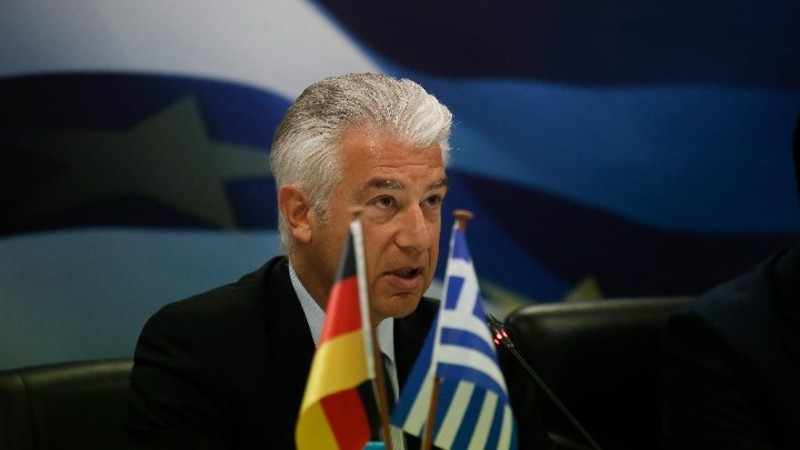 Ο Γερμανός πρέσβης επισκέφτηκε την γερμανική πυροσβεστική αποστολή στην Πελοπόννησο