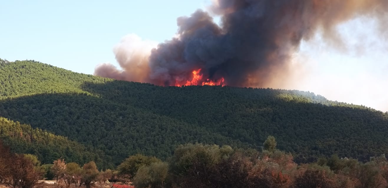 Πυρκαγιά στα Κατεχόμενα – Εναέρια μέσα στέλνει η Κύπρος