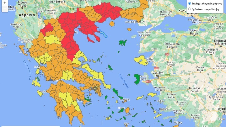 Κορονοϊός: Στο «κόκκινο» Θεσσαλονίκη, Χαλκιδική, Κιλκίς και Λάρισα – Ποια μέτρα θα ισχύσουν