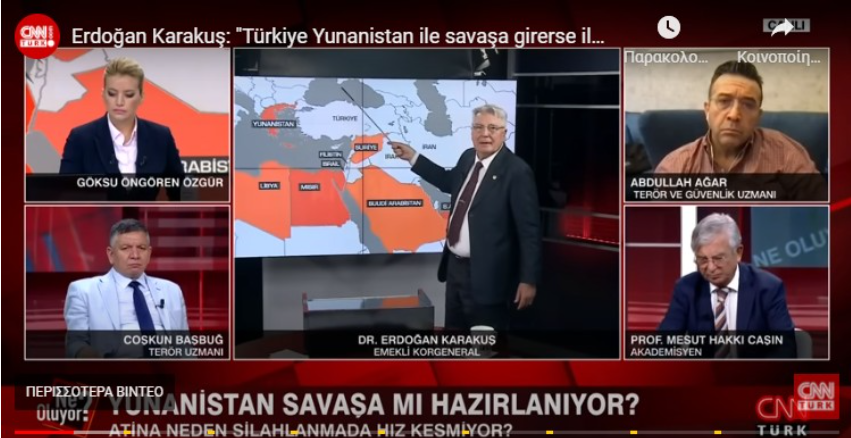 Προκλήσεων συνέχεια – Τούρκος αναλυτής: «Ο στόχος των χερσαίων δυνάμεών μας είναι η Θεσσαλονίκη» (vid)