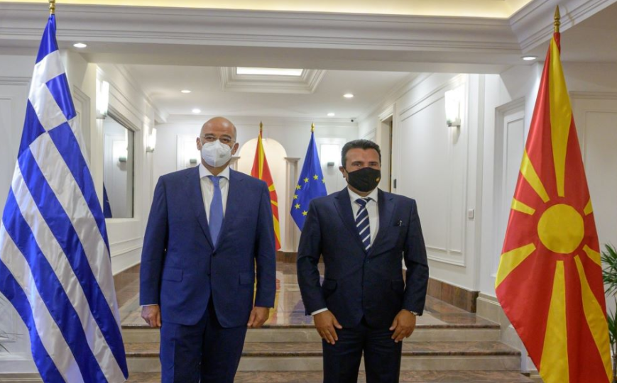 Συνάντηση Δένδια – Ζάεφ: Στο επίκεντρο η Συμφωνία Πρεσπών και οι επενδύσεις (pics)