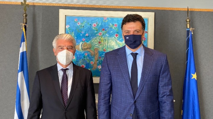Συνάντηση Κικίλια με τον Πρέσβη της Γερμανίας Έρνστ Ράιχελ
