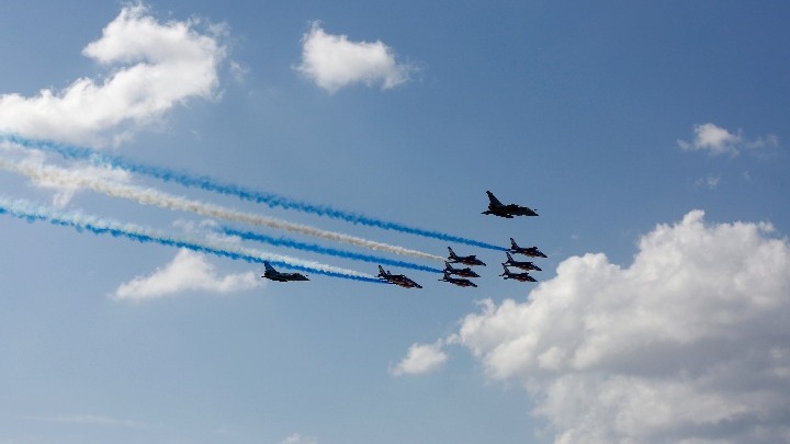 Τα μαχητικά Rafale στον Αττικό ουρανό