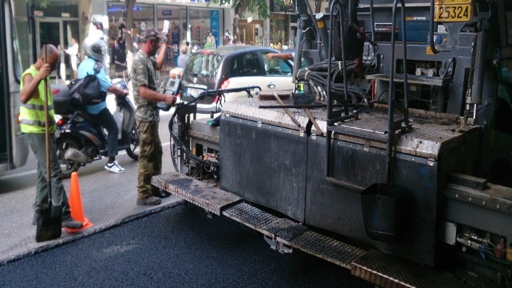 Θεσσαλονίκη: Ασφαλτοστρώσεις από τον δήμο τη Δευτέρα και τη Τρίτη στο κέντρο της πόλης