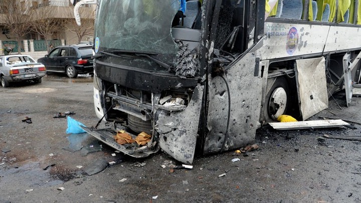 Μακελειό στη Συρία: Έκρηξη σε λεωφορείο στη Δαμασκό – πολλοί νεκροί και τραυματίες