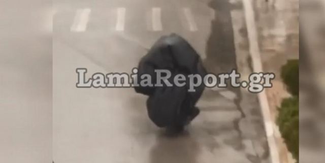 Στυλίδα: Ο «Μπάλλος» έβγαλε τον… Batman στους δρόμους (vid)