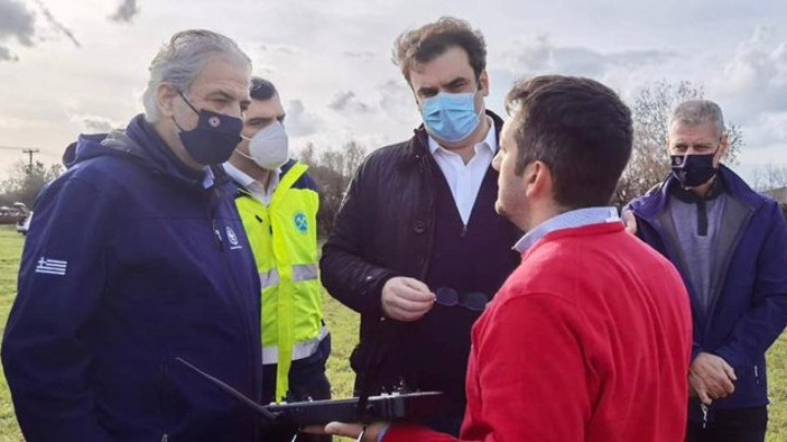 Δοκιμαστική πτήση drone στο Ρέμα της Χελιδονούς