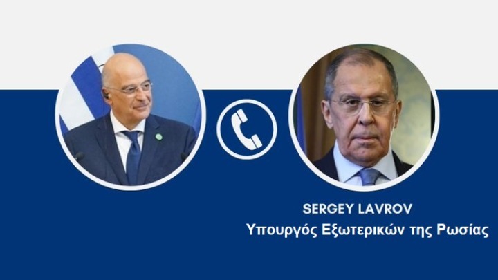 Ρωσία – Ελλάδα: Επικοινωνία Ν. Δένδια με τον ΥΠΕΞ της Ρωσίας