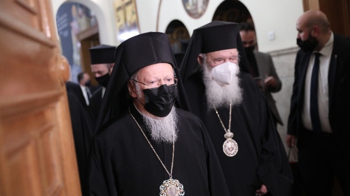 Επισκέφθηκε τον Αρχιεπίσκοπο Ιερώνυμο ο Οικουμενικός Πατριάρχης