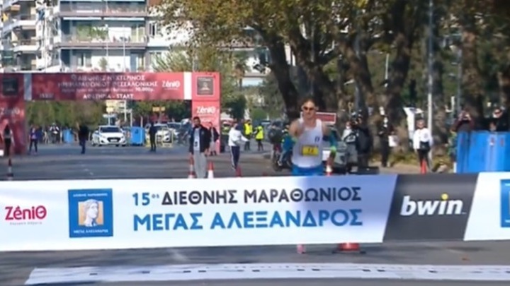 Θεσσαλονίκη: Πρώτος τερμάτισε ο Ιάσων Ιωαννίδης στον 15ο Διεθνή μαραθώνιο δρόμο “Μέγας Αλέξανδρος”