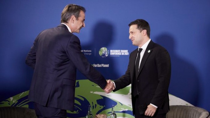 Κ. Μητσοτάκης: Συνάντηση με τον Πρόεδρο της Ουκρανίας, Β. Ζελένσκι