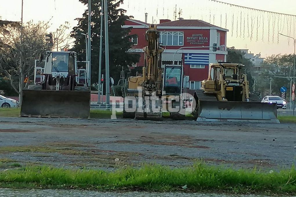 Δήμος Παύλου Μελά: Έπιασαν δουλειά τα μηχανήματα στο Στρατόπεδο