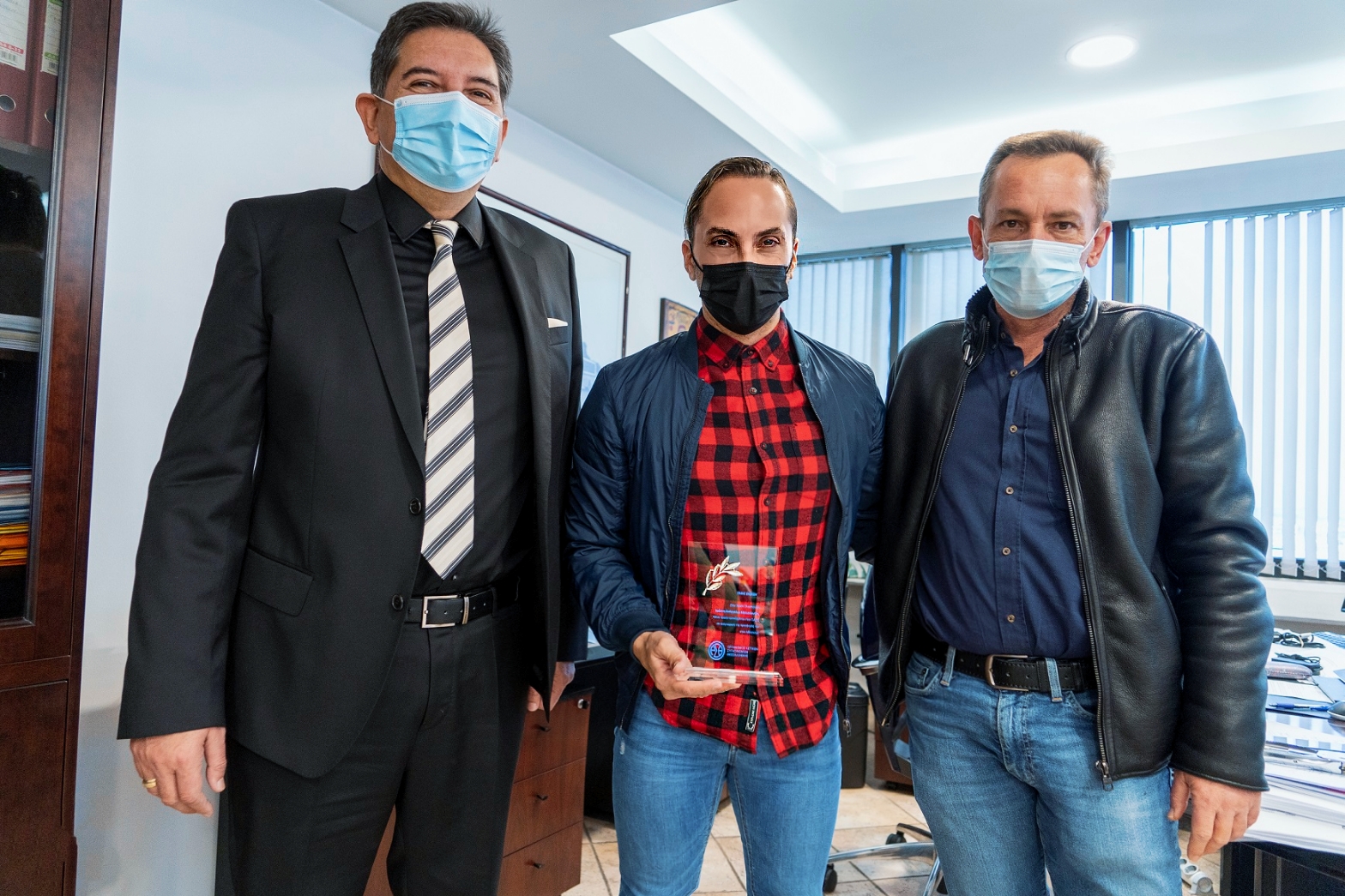 Ο ΟΑΣΘ βράβευσε τον Χρυσό Ολυμπιονίκη Ιωάννη Μελισσανίδη