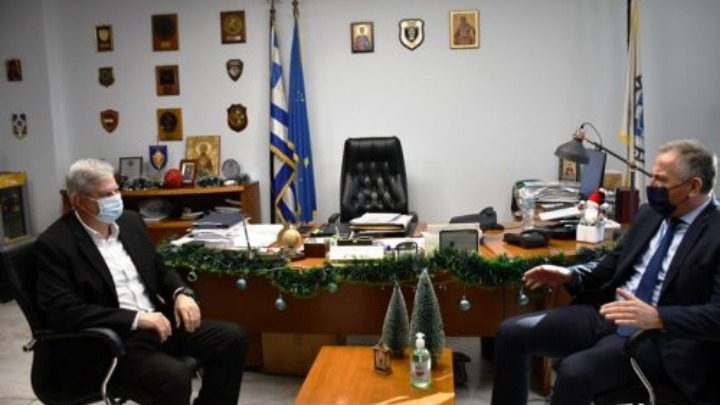 Θεσσαλονίκη: Ο υφυπουργός Μακεδονίας – Θράκης επισκέφθηκε τη Γενική Αστυνομική Διεύθυνση