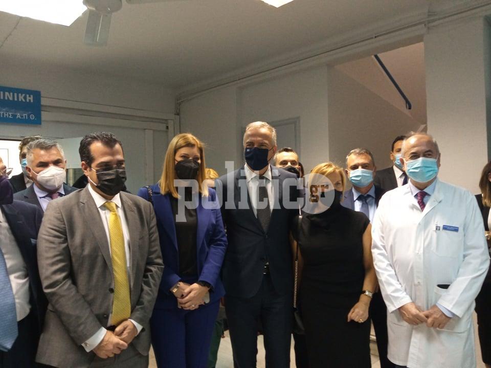 Θεσσαλονίκη: Ο Πλεύρης εγκαινίασε νέα Μονάδα Ειδικών Λοιμώξεων στο ΑΧΕΠΑ (vids & pics)