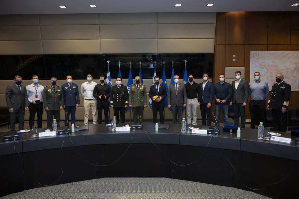 Το υπουργείο Άμυνας βράβευσε την εθνική ομάδα πόλο (pics)