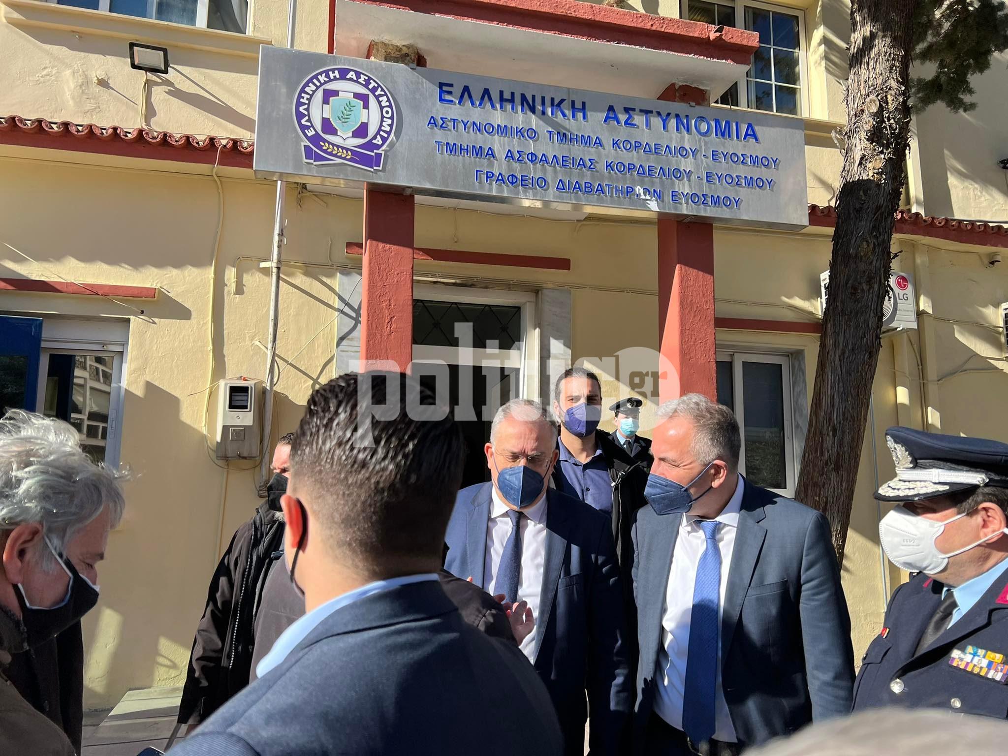 Τάκης Θεοδωρικάκος από δήμο Κορδελιού – Ευόσμου: «Θα γίνει πράξη η αυξημένη παρουσία της αστυνομίας στην περιοχή»