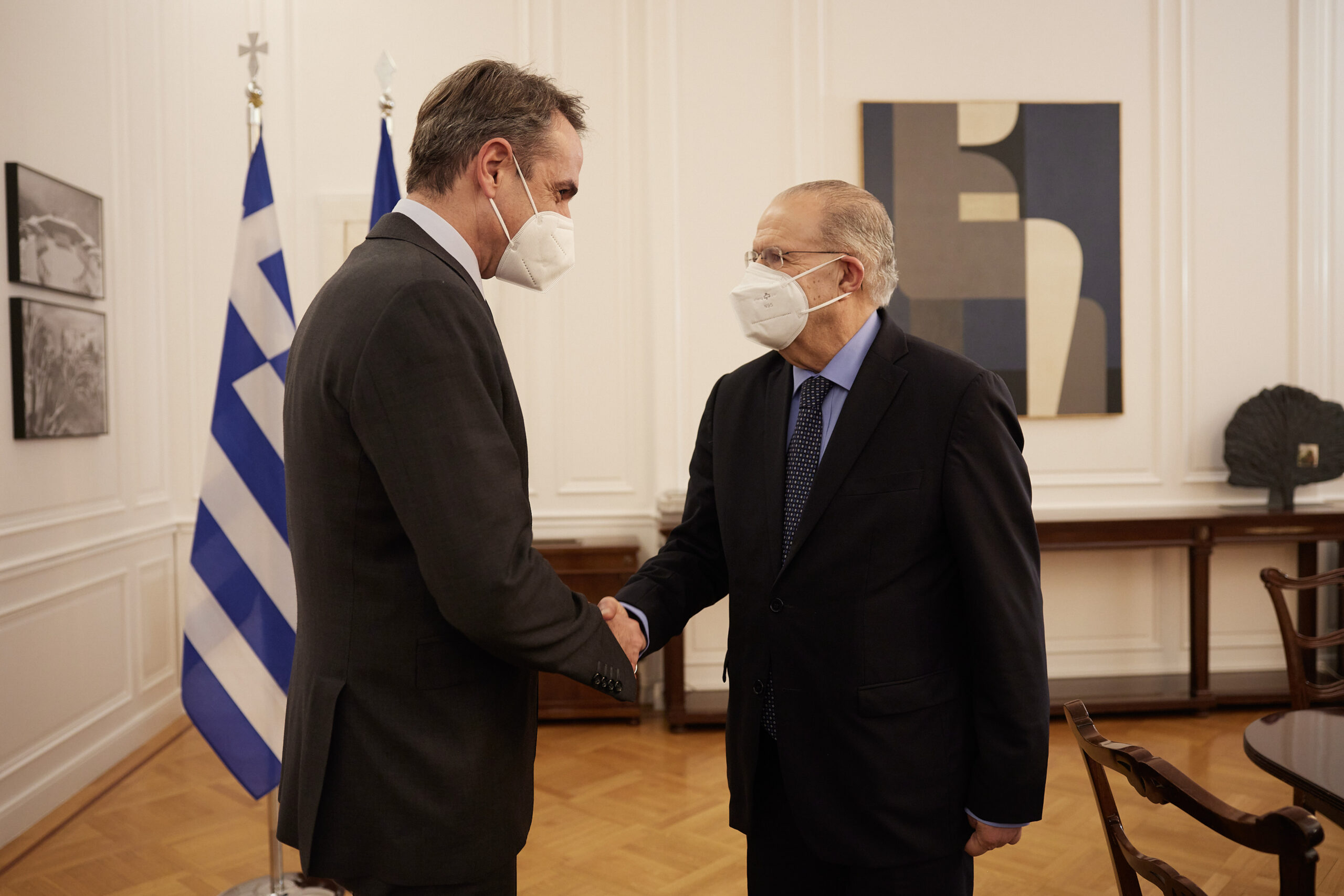 Συνάντηση Μητσοτάκη με Κασουλίδη – Στο πλευρό της Κύπρου η Ελλάδα