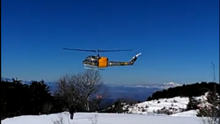 Επιχείρηση απεγκλωβισμού στο Καταφύγι από την Πολιτική Προστασία