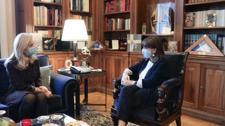 Συνάντηση ΠτΔ με την πρέσβη της Ευρωπαϊκής Υπηρεσίας Εξωτερικής Δράσης
