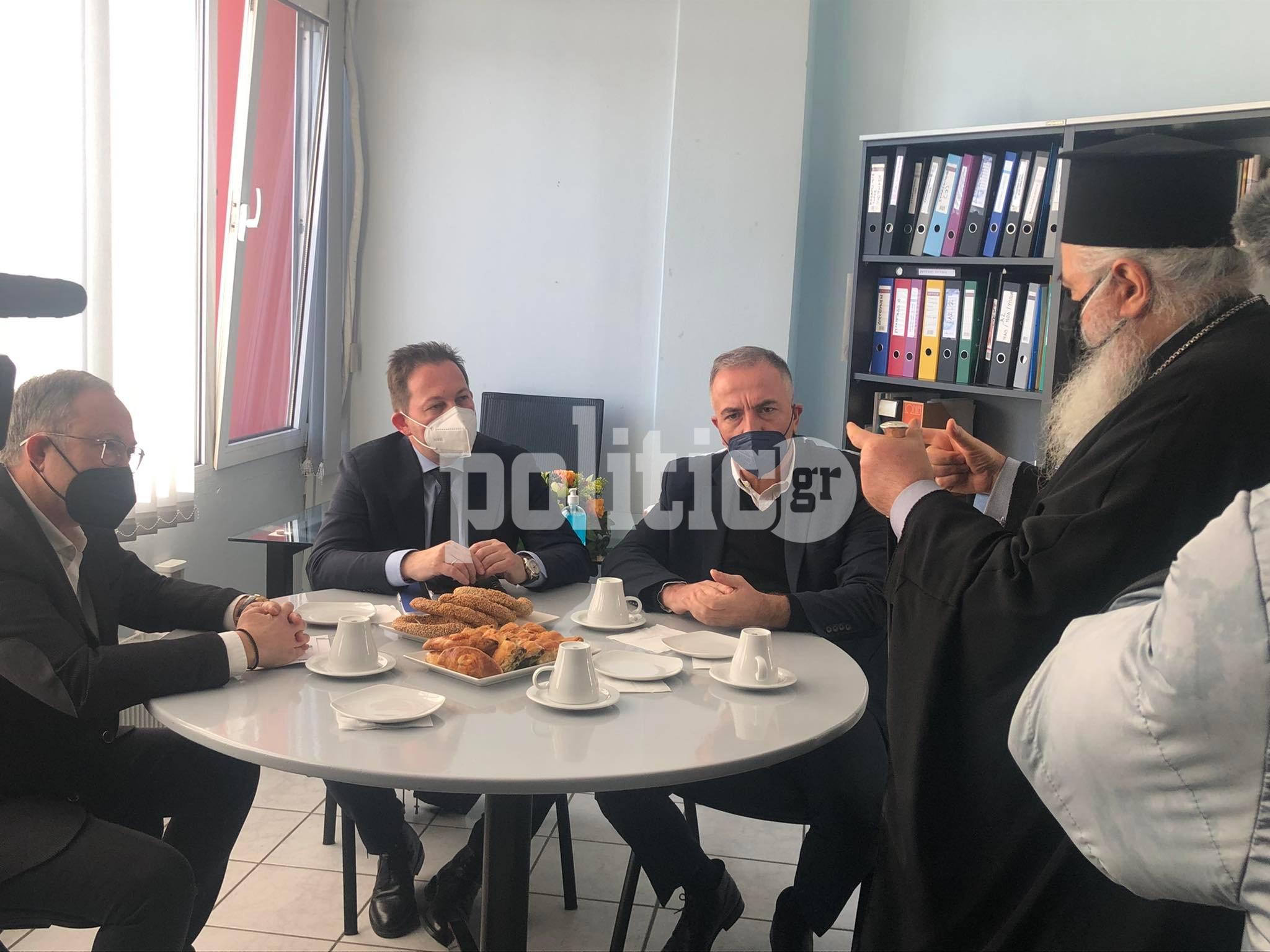 Θεσσαλονίκη: Στον Δήμο Παύλου Μελά ο Στέλιος Πέτσας και ο Σταύρος Καλαφάτης (pics)