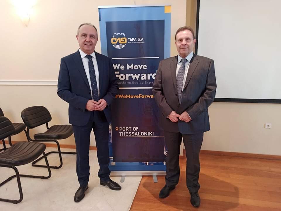 Συνάντηση Θ. Καράογλου – Αθ. Λιάγκου: «Η ανάπτυξη του λιμανιού της Θεσσαλονίκης έχει βαρύνουσα σημασία για τη χώρα και την πόλη»