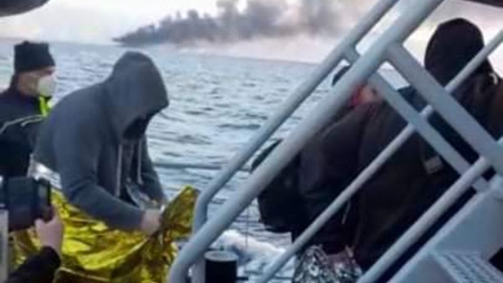 Στο Πρίντεζι 48 διασωθέντες από την πυρκαγιά στο πλοίο «Euroferry Οlympia»