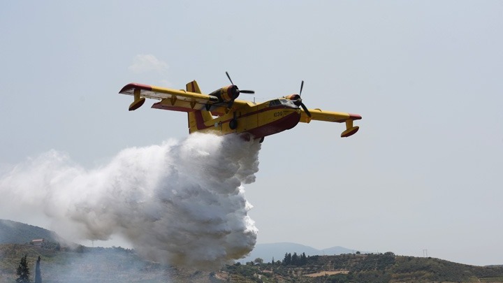 Φωτιά σε δασική έκταση στην Πέλλα – Στη “μάχη” εναέρια και επίγεια μέσα