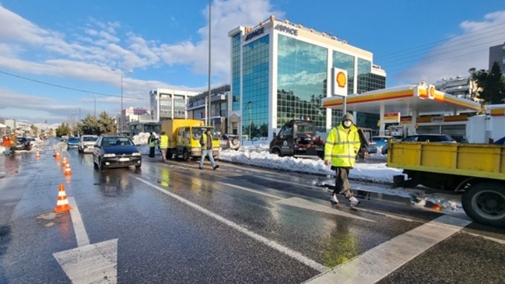 Διαρροή σε αγωγό αερίου στο Μαρούσι – Διακόπηκε η κυκλοφορία στη Μεσογείων