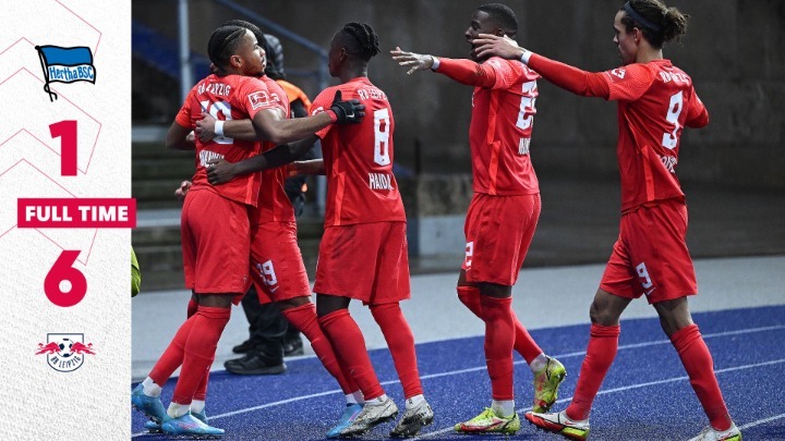 Λειψία: Με 6-1 πέρασε από την έδρα της Χέρτα στο βερολίνο