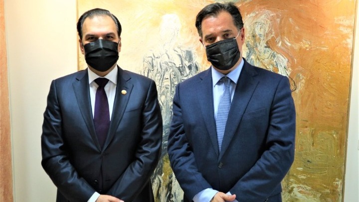 Συνάντηση Αδ. Γεωργιάδης με τον πρέσβη του Κατάρ