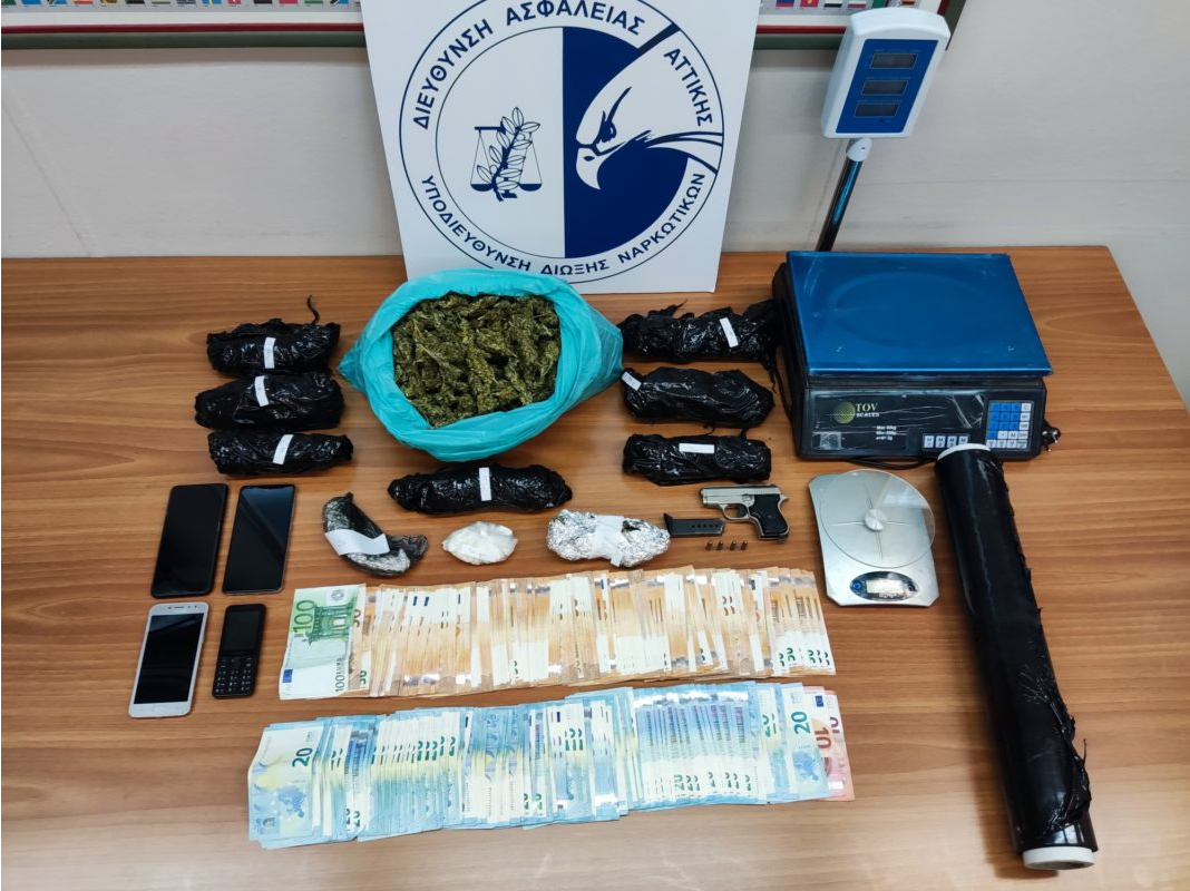Συνελήφθησαν δύο άτομα για διακίνηση ναρκωτικών στην Αττική