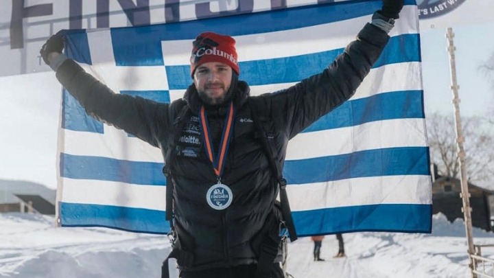 Μάριος Γιαννάκου: Τερμάτισε τον αγώνα των 500χλμ στην Αρκτική