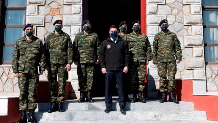 Επισκέψεις Ν. Χαρδαλιά σε σχηματισμούς και μονάδες του Στρατού Ξηράς και της Πολεμικής Αεροπορίας στην κεντρική Πελοπόννησο