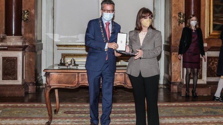 Η K. Σακελλαροπούλου τιμήθηκε με το Χρυσό Κλειδί της Λισαβόνας
