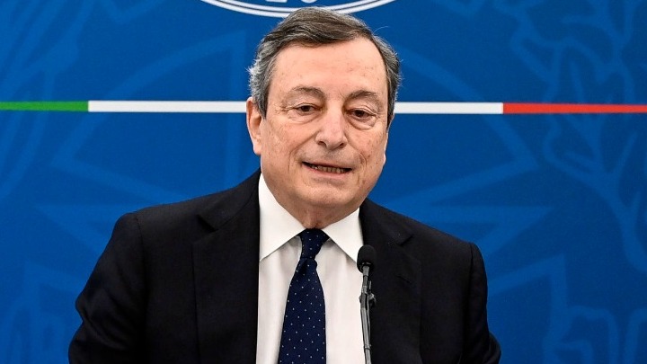 Κοινή αντιμετώπιση του πολέμου στην Ουκρανία από Ντράγκι, Μπάιντεν, Μακρόν, Σολτς, Τζόνσον