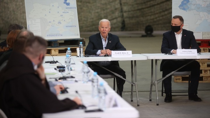 Μπάιντεν: Το θάρρος των Ουκρανών εναντίον των Ρώσων θυμίζει εκείνο των διαδηλωτών στην πλατεία Τιενανμέν του 1989