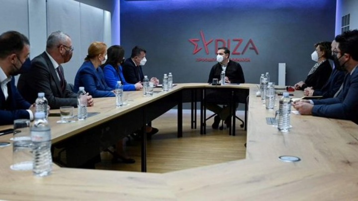 Συνάντηση Αλ. Τσίπρα με αλβανική κοινοβουλευτική αντιπροσωπεία