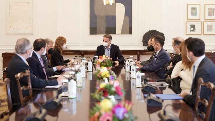 Κυρ. Μητσοτάκη: «Συναντήθηκε με την Ένωση Ελλήνων Εφοπλιστών»