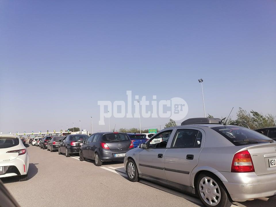 Θεσσαλονίκη: Το αδιαχώρητο στα διόδια Μαλγάρων