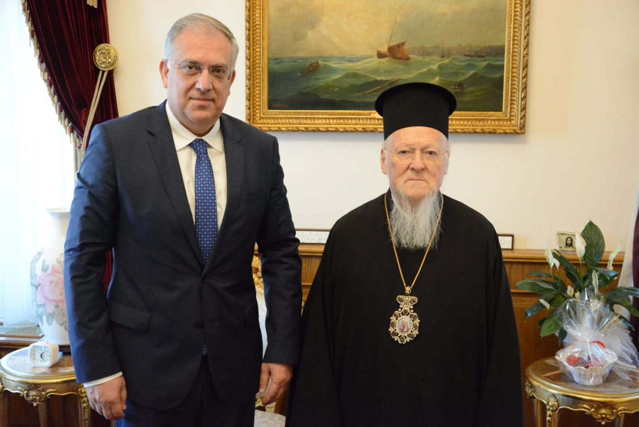 Συνάντηση Θεοδωρικάκου – Βαρθολομαίου: «Επί 31 χρόνια έχει αφήσει το αποτύπωμα ενός φωτισμένου ηγέτη»
