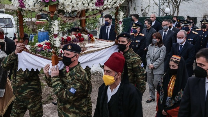 Κομοτηνή: Στην περιφορά του Επιταφίου στους Ασκητές Ροδόπης παρέστη η ΠτΔ
