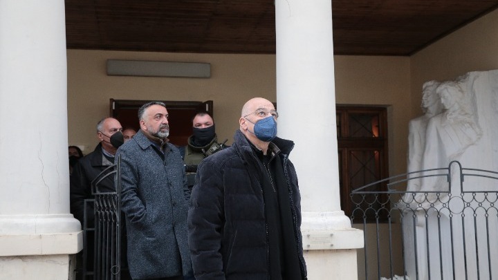 Επίσκεψη Ν. Δένδια στην Οδησσό: Εκπροσωπώ την ελληνική κυβέρνηση, αλλά και ολόκληρη την ελληνική κοινωνία