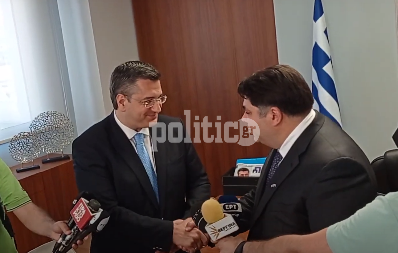 Συνάντηση Τζιτζικώστα με τον Τζορτζ Τσούνη – «Είμαι περήφανος που είμαι πρέσβης των ΗΠΑ στην Ελλάδα» (vid)