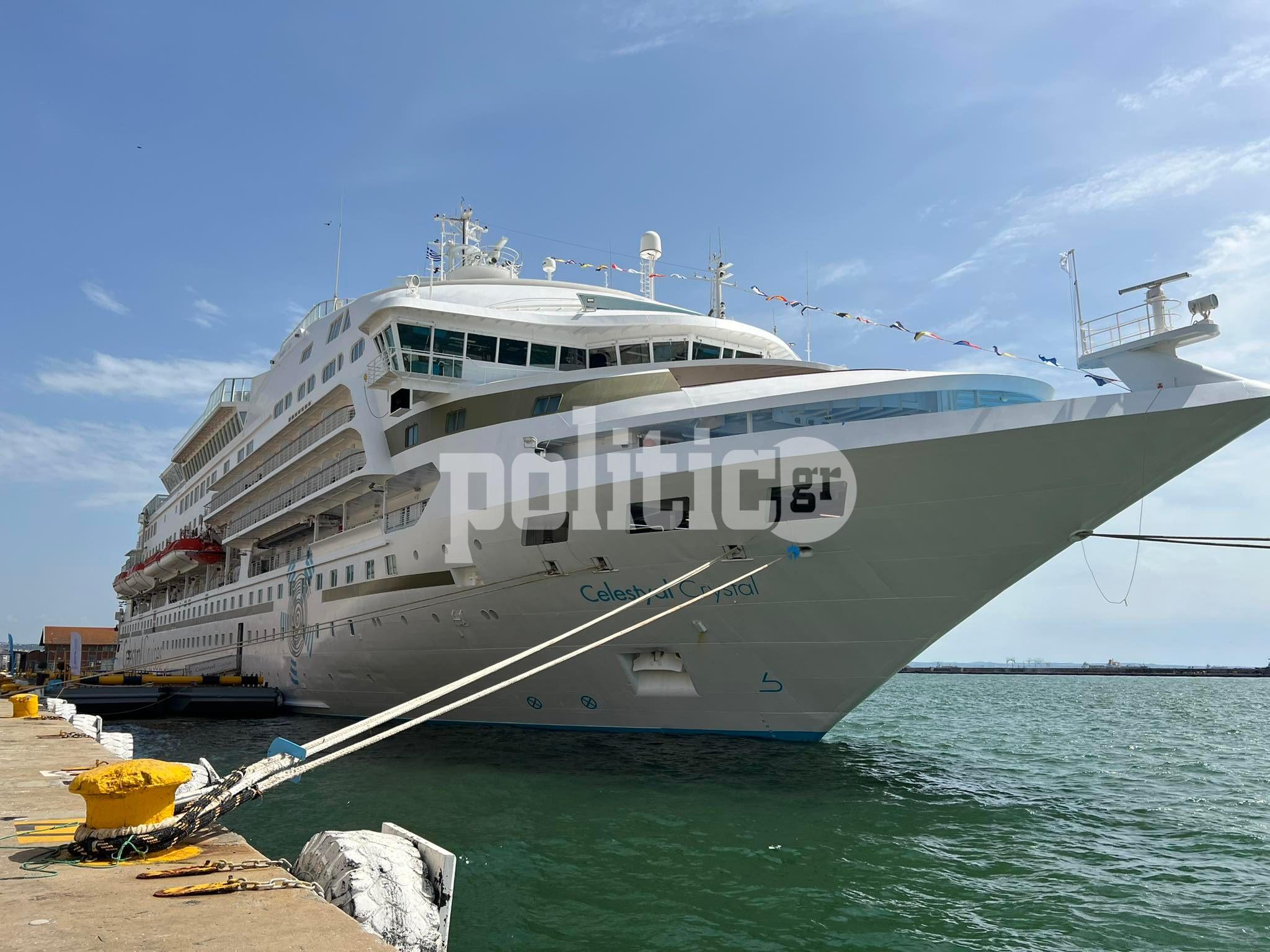 Στο λιμάνι κάθε Κυριακή το Celestyal Crystal – 62 κρουαζιερόπλοια στη Θεσσαλονίκη το 2022 (pics)