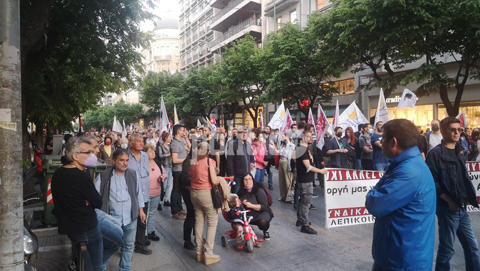 Θεσσαλονίκη: Η Πορεία της ΕΔΥΕΘ έξω από το Αμερικανικό προξενείο